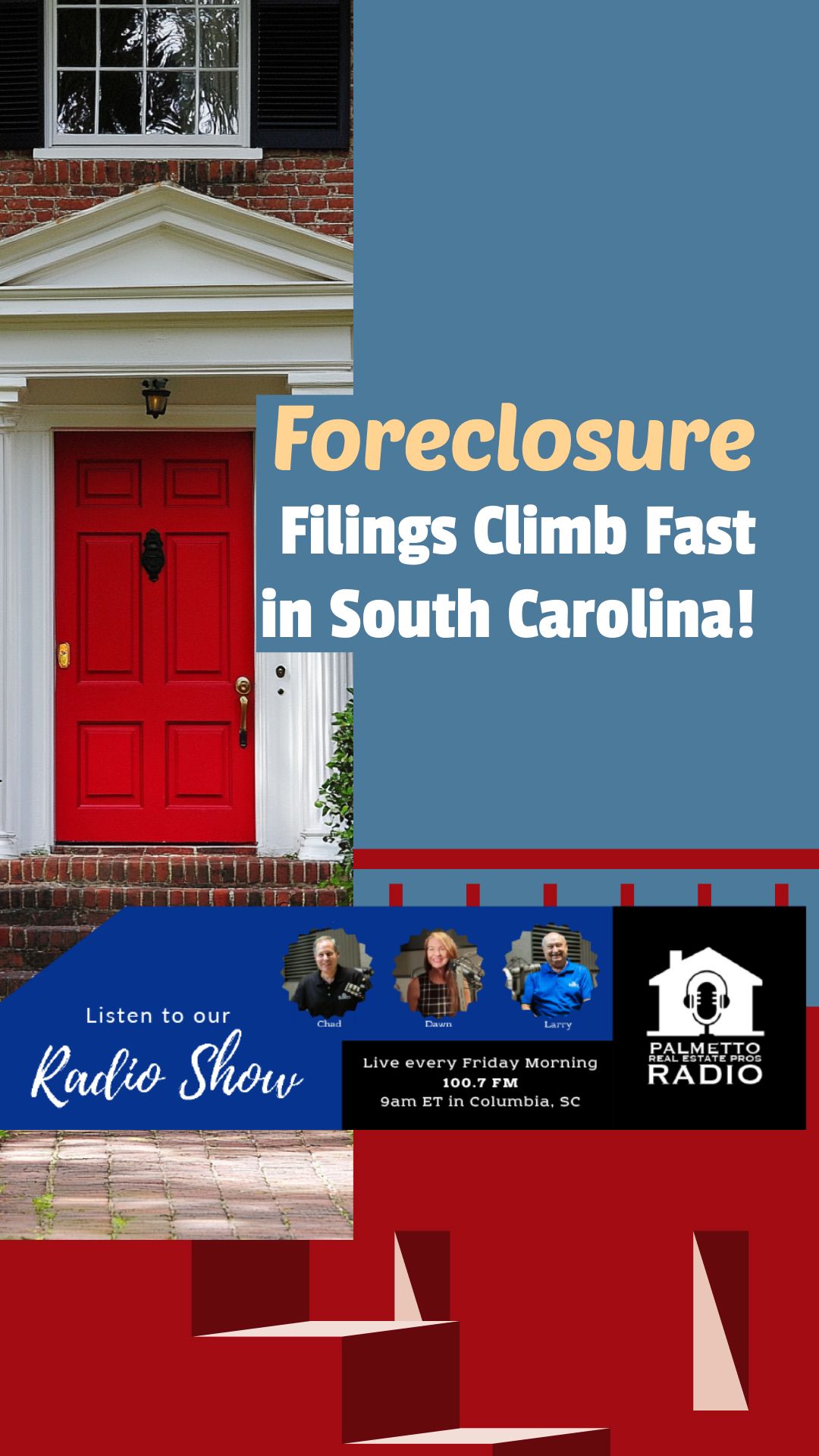 Foreclosure Filings Climb Fast in South Carolina!