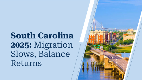South Carolina 2025: Migration Slows, Balance Returns