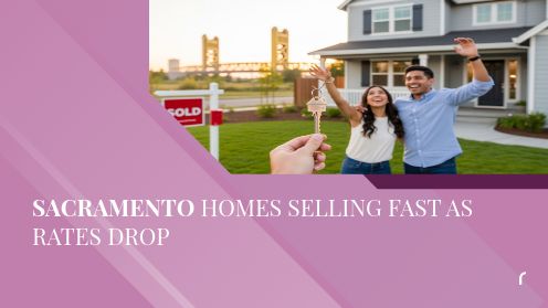 Sacramento Homes Selling Fast as Rates Drop