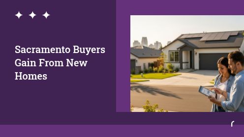Sacramento Buyers Gain From New Homes