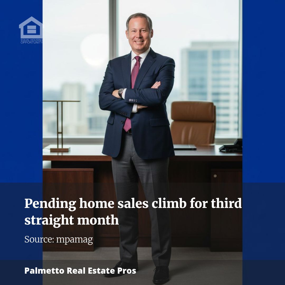 Pending home sales climb for third straight month