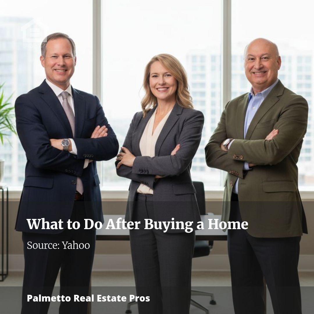 Here are things you should do after purchasing a home